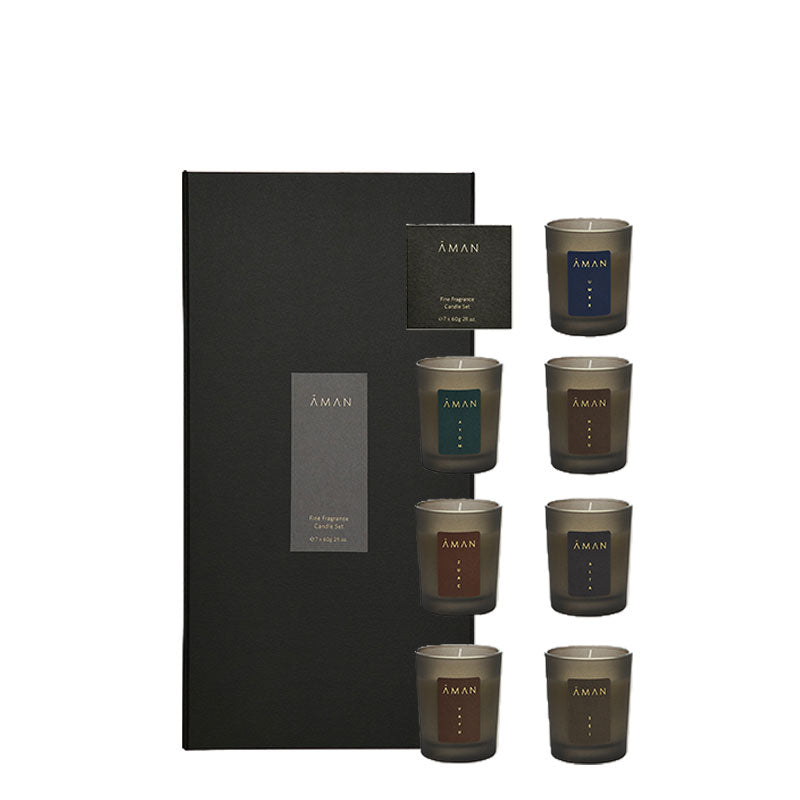 Mini Fine Fragrance Candles Set 7X60g