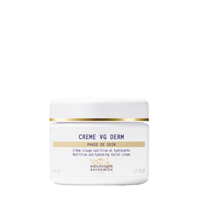 Crème VG Derm van Biologique Recherche in een pot voor ultieme hydratatie van de droge huid.