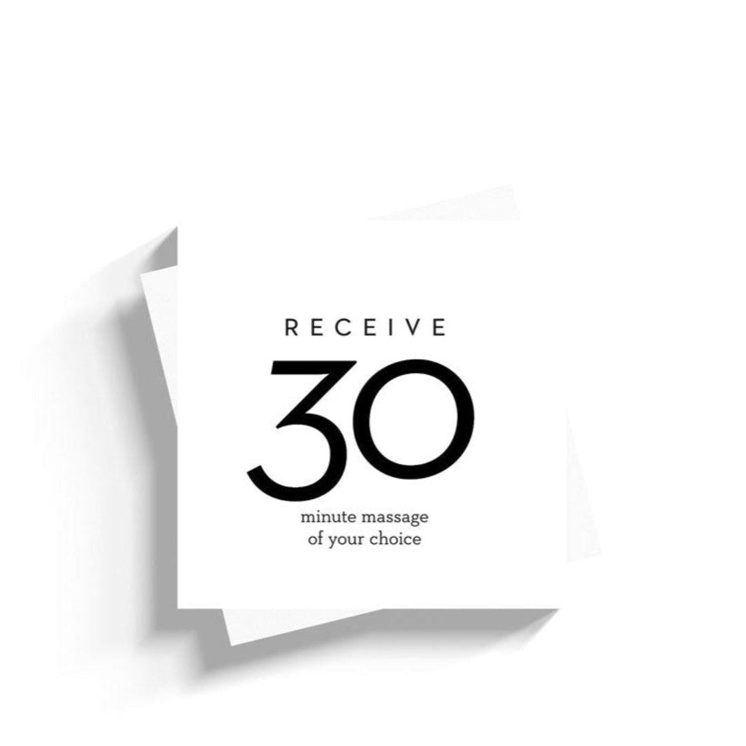 Cadeaubon voor een massage