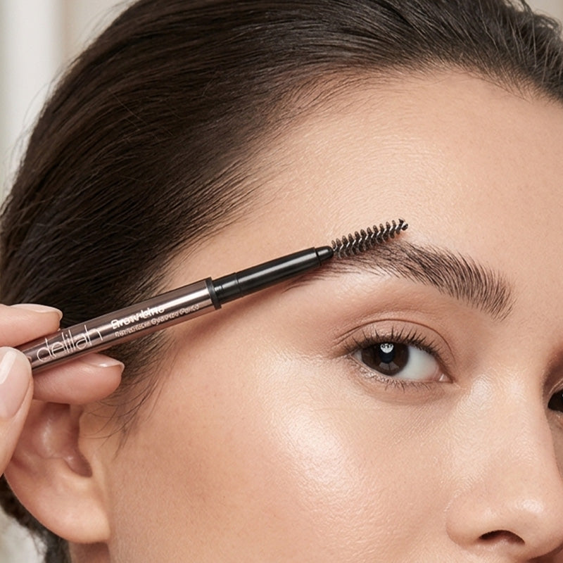 Delilah Brow Line 1002 Sable 5060393930013 Make-up,Merk_Delilah,Potlood,Wenkbrauwen Delilah Eyebrow Enhancers RETREAT
