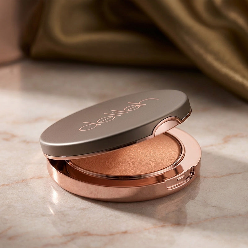 Delilah Pure Light Compact Illuminating Powder 2302 Lustre 5060393931188 Make-up,Merk_Delilah,Poeders,Teint,Teint & Huid Delilah Face Powder RETREAT