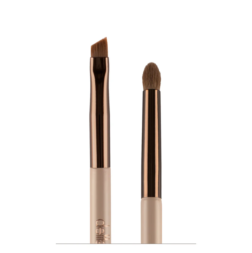 Delilah Dual Ended Precision Brush BRH05 5060393932321 Eyeliner,Make-up,Merk_Delilah,Ogen,Penselen Delilah Makeup Brushes RETREAT