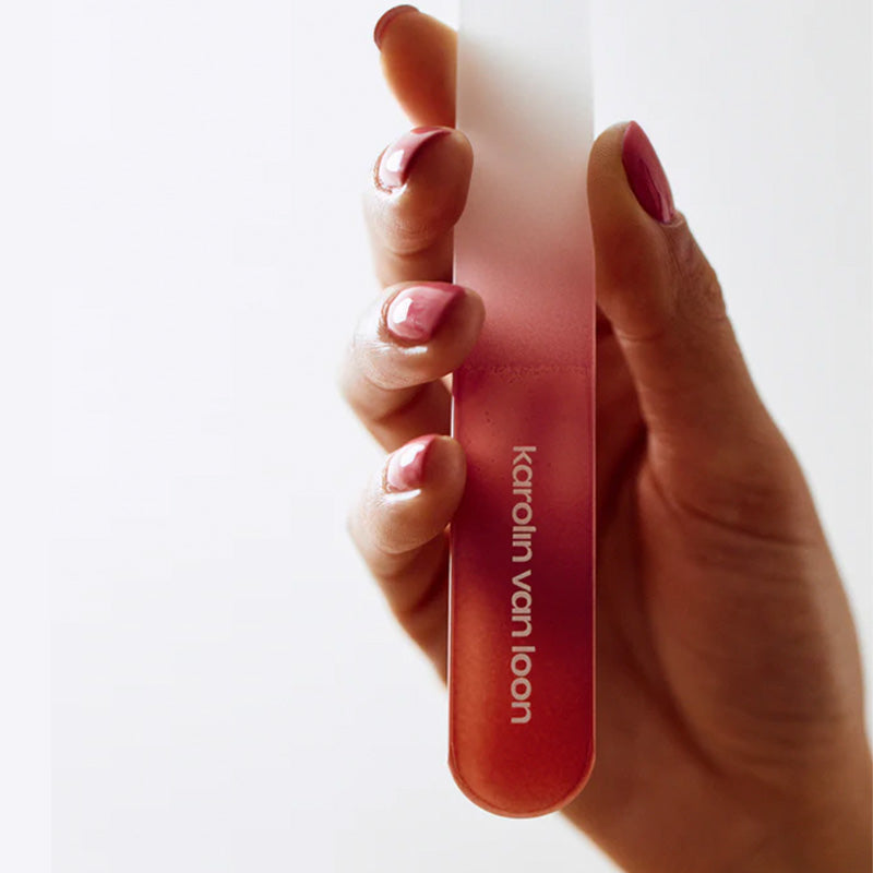 La doucher, lime à ongles en verre