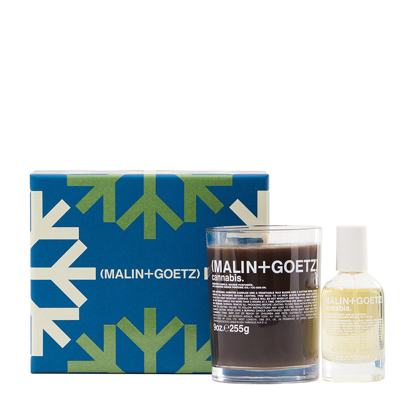 Malin+Goetz its high time | cannabis scented candle | cannabis eau de parfum | CCF-SET-25 | 850056040662 | RETREAT