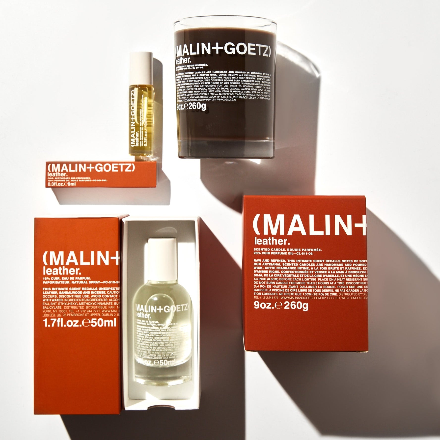 (MALIN+GOETZ) Leather Candle 255g CL-611-09 852635007295 Categorie_Parfumkaarsen,Interieur,Lifestyle,Merk_(MALIN + GOETZ),Parfumkaarsen,Thuis Malin+Goetz Candles RETREAT