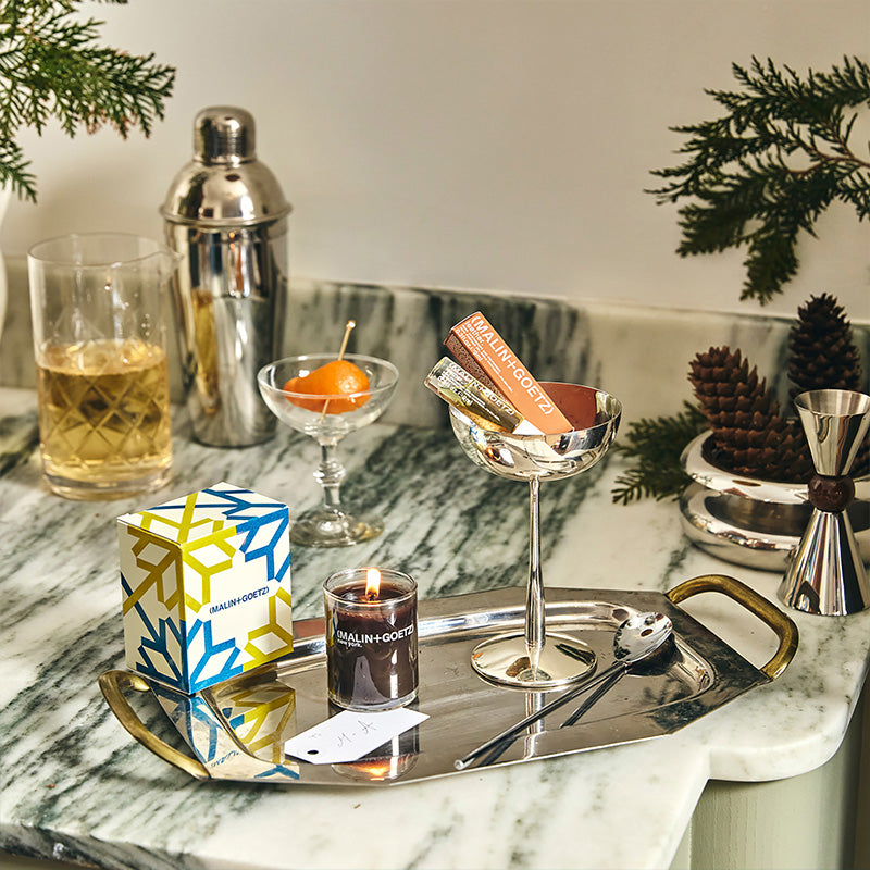 Malin+Goetz leather perfume oil + leather scented candle | VP-SET-25 | 850056040686 | RETREAT