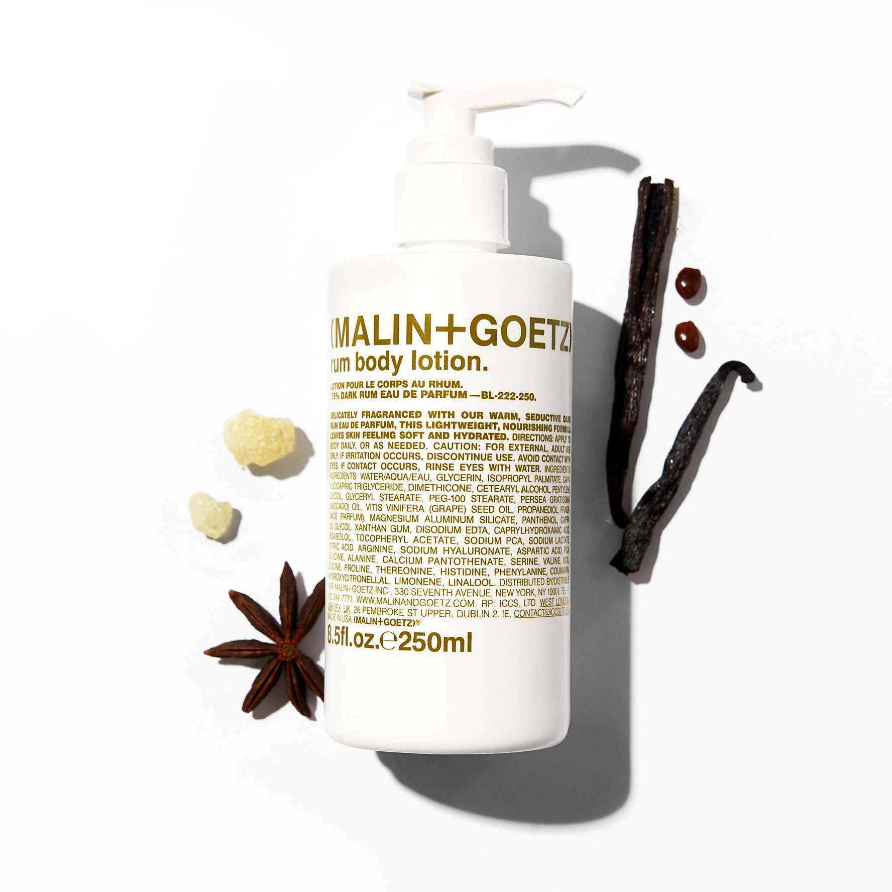 (MALIN+GOETZ) Rum Body Lotion 250ml BL-222-250 852635007011 Body lotions & Oliën,Categorie_Lichaam,Handlotion,Huidverzorging,Lichaam,Lichaamsverzorging,Lotion en creme,Merk_(MALIN + GOETZ) Malin+Goetz Uncategorized RETREAT
