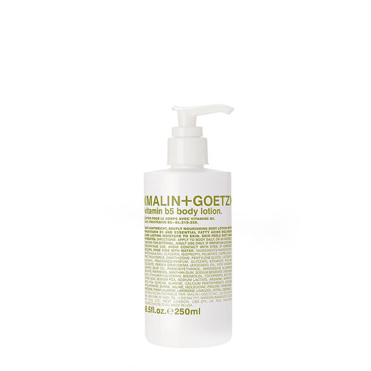 (MALIN+GOETZ) Vitamin B5 Body Lotion 250ml BL-219-250 891211001173 Body lotions & Oliën,Categorie_Body lotions & Oliën,Categorie_Lichaam,Huidverzorging,Lichaam,Lichaamsverzorging,Lotion en creme,Merk_(MALIN + GOETZ) Malin+Goetz Uncategorized RETREAT