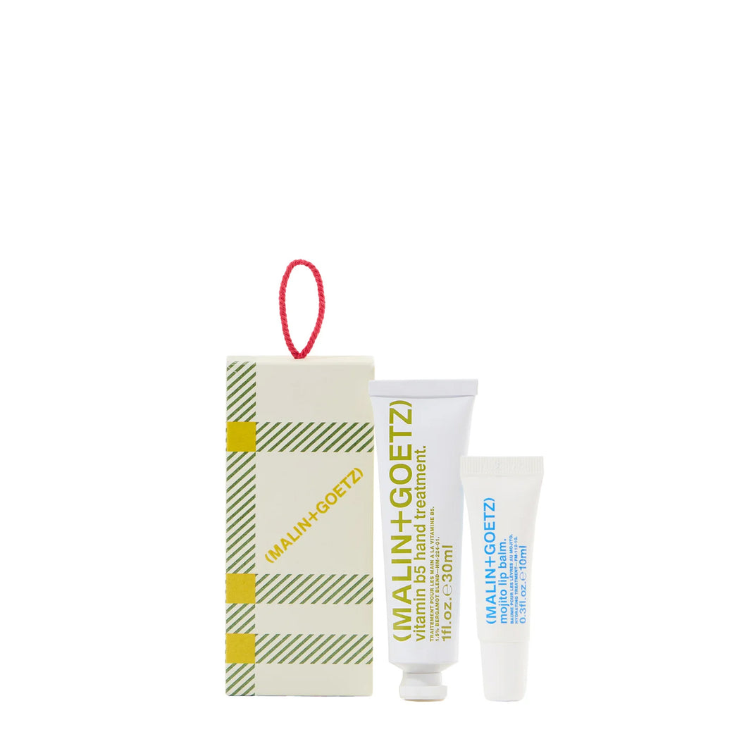 Malin+Goetz In Good Hands vitamin b5 treatment + mojito lip balm | HL-SET-25 | 850056040600 | RETREAT