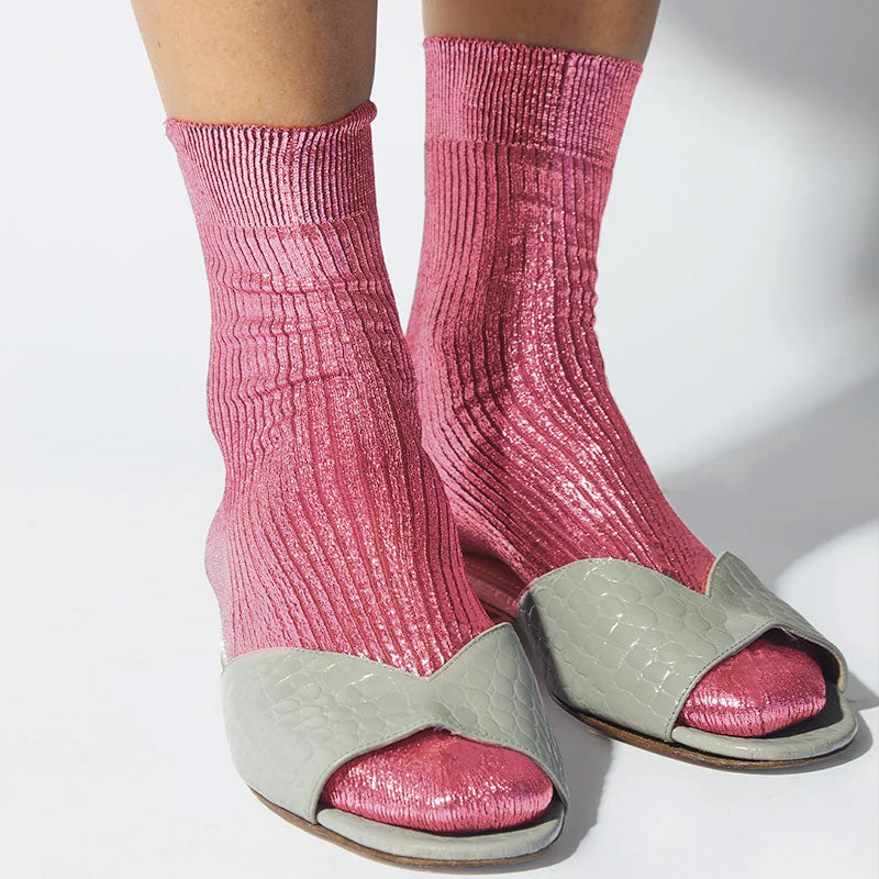 Laminated Socks Rosa Antique