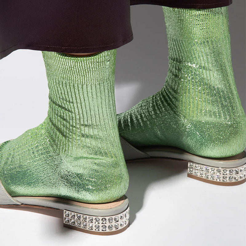 Laminated Socks Verdino