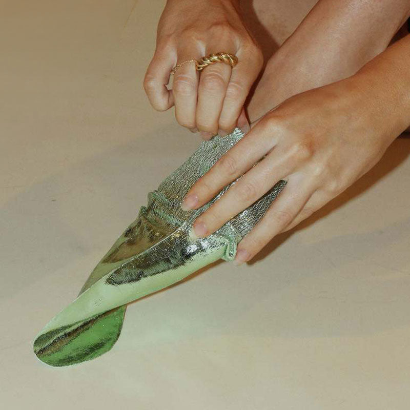 Laminated Socks Verdino