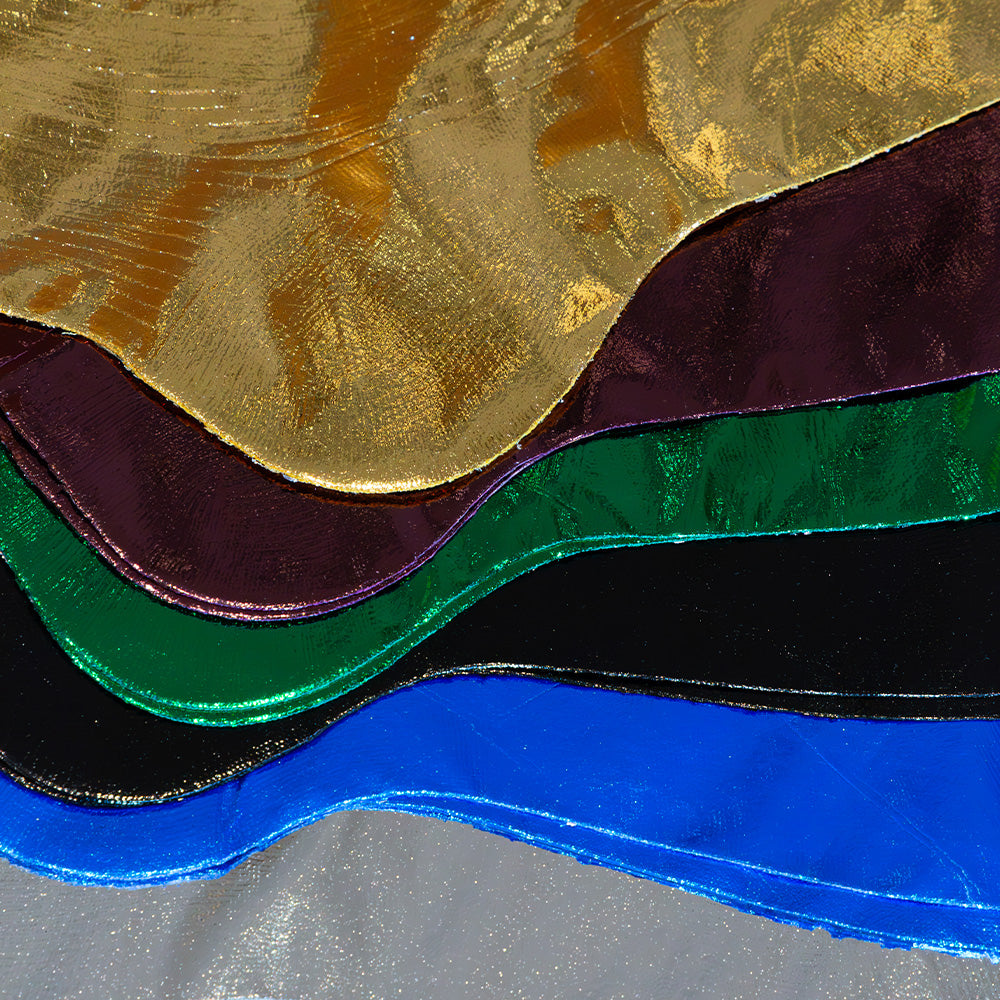Laminated Socks Emerald