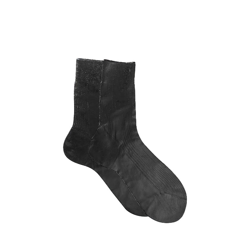 Laminated Socks Black