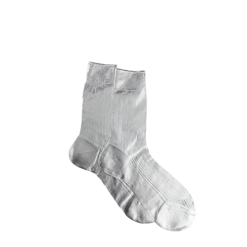 Chaussettes laminées argent