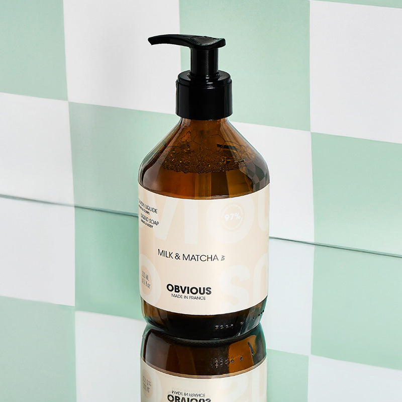 Obvious Parfums Milk & Matcha Liquid Soap 300ml MILKHBW300 | 3760325250869 | REATREAT