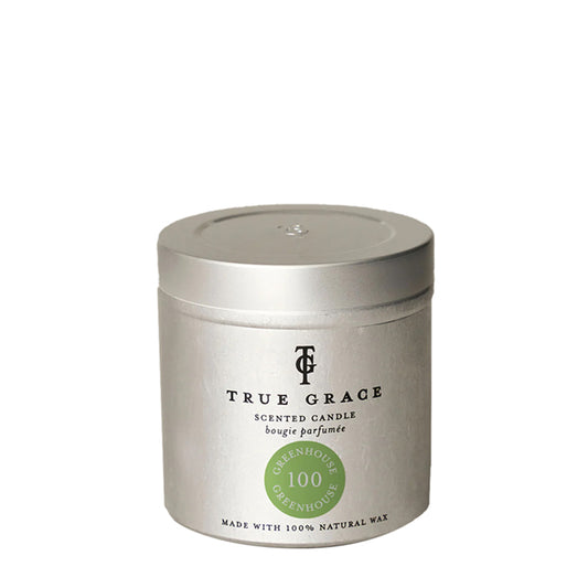 True Grace Walled Garden Tin Candle Greenhouse 250g