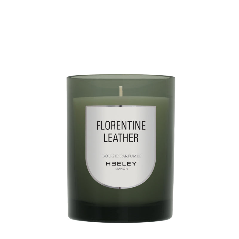 Heeley Florentine Leather Candle 290g