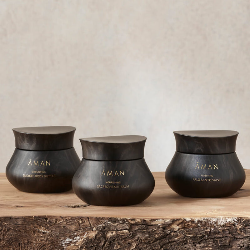 AMAN Nourishing Sacred Heart Balm 94g BNAM9022NOU0100 5060594740176 Aromatherapie,Lichaam,Lichaamsverzorging,Lotion en creme AMAN Skin Care RETREAT