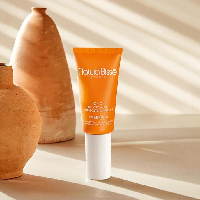 Natura Bissé C+C Dry Touch Sunscreen Fluid SPF50 30ml 31E231 8435624502807 Gezicht,Moisturizer,SPF & tanning,Spf voor het gezicht,Zonproducten Natura Bissé Sunscreen RETREAT