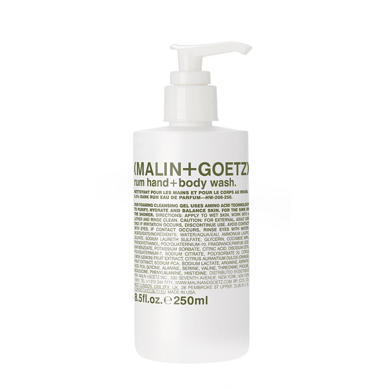 (MALIN+GOETZ) Rum Hand + Body Wash 250ml
