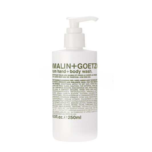 (MALIN+GOETZ) Rum Hand + Body Wash 250ml