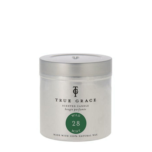 True Grace Walled Garden Tin Candle Wild Mint 250g